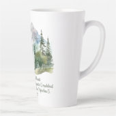 詩篇61:2岩の聖なる書物、 経典山へ カフェラテマグ (右)