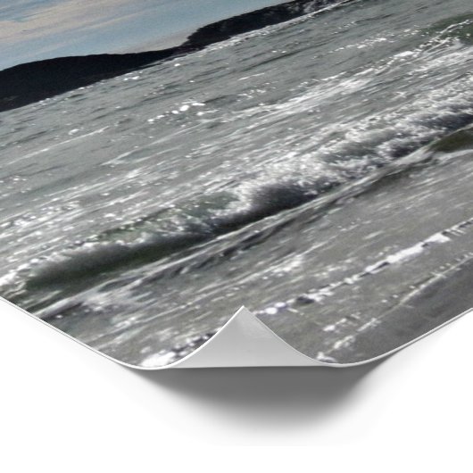 詩篇61:2私のハートが圧倒されたとき… ポスター (角)