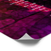 詩篇61:2聖書の聖句の感動的引用文 ポスター (角)