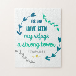詩篇61:3私の皈依聖書引用文キリスト教信仰 ジグソーパズル