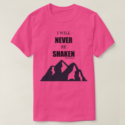 詩篇621聖句 Tシャツ (デザイン正面)