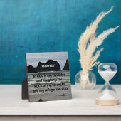 詩篇62:7神は私の救いと私の栄光 フォトプラーク (インサイチュ)