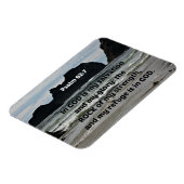 詩篇62:7神は私の救いと私の栄光 マグネット (左側)