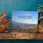 詩篇63:3あなたの愛は命より良いからだ。 フォトプラーク (側面)