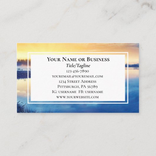 詩篇65:8あなたは喜びの聖句を呼び出す 名刺 (裏面)