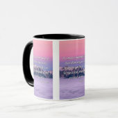 詩篇68:2 KJVバイブル聖句Two-Tone Mug マグカップ (正面左)