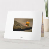 詩篇71:14私は常に希望メープルの葉を持つ カード (裏面)