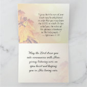 詩篇71:14私は常に希望メープルの葉を持つ カード (内部)