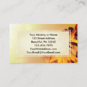 詩篇71:14 私は常に希望を抱く 紅葉 名刺 (裏面)