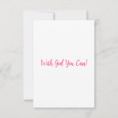 詩篇71:19 KJVバイブル聖句Pic Flat Greeting カード (裏面)