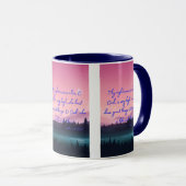 詩篇71:19 KJV聖書の詩Pic 2トーンのマグカップ マグカップ (正面右)