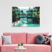 詩篇71:21聖書の聖句KJV写真ウォールアート キャンバスプリント (インサイチュ (リビング))