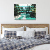 詩篇71:21聖書の聖句KJV写真ウォールアート キャンバスプリント (インサイチュ (寝室))