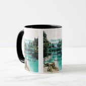 詩篇71:21 KJV聖書の詩Pic 2トーンのマグカップ マグカップ (正面左)