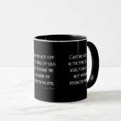 詩篇71:9 KJVバイブル聖句Two-Tone Mug マグカップ (正面右)