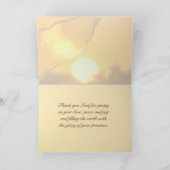 詩篇72:19地を彼の栄光と共に造らせよ サンキューカード (内部)