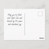 詩篇72:19地を神の栄光と共に造らせよ ポストカード (裏面)