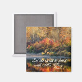 詩篇72:19聖書の聖句神の栄光の磁石 マグネット (正面/裏面)