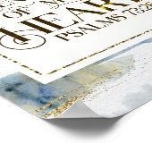 詩篇73:26彼は私のハートの力である ポスター (角)