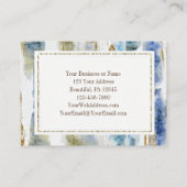 詩篇73:26彼は私のハートの力である 名刺 (裏面)