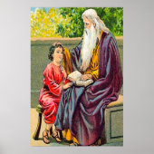 詩篇78:1-7の子教えどもたち神の道のポスター ポスター (正面)