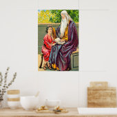 詩篇78:1-7の子教えどもたち神の道のポスター ポスター (キッチン)