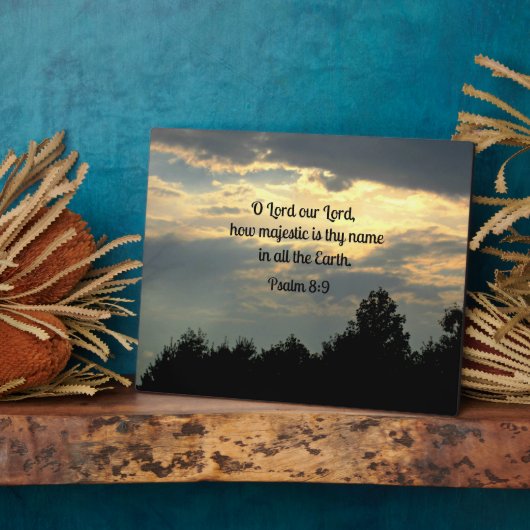 詩篇8時9分 フォトプラーク (側面)