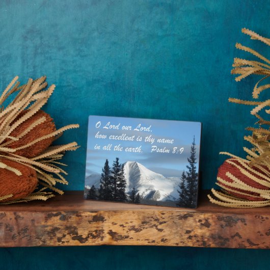 詩篇8時9分 フォトプラーク (側面)