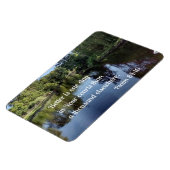 詩篇84:10あなたの裁判所で一日の良い マグネット (左側)