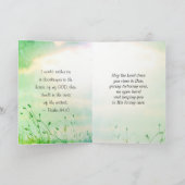 詩篇84:10あなたの裁判所の聖書の中の一日よりよい カード (内部)