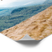 詩篇84:10あなたの裁判所の聖書の中の一日よりよい ポスター (角)