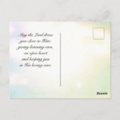 詩篇84:10あなたの裁判所の聖書の節の一日のために ポストカード (裏面)