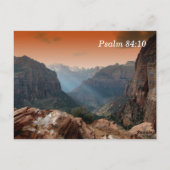 詩篇84:10 Scripture Memory Card ポストカード (裏面)