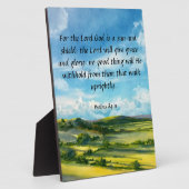 詩篇84:11プラーク フォトプラーク (側面)