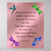 詩篇85:10-11 ポスター (正面)