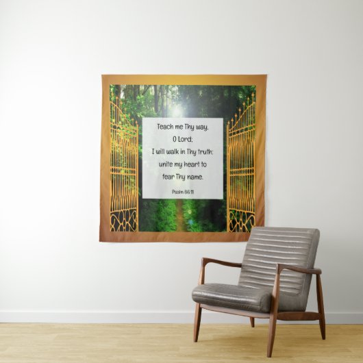 詩篇86:11 タペストリー (インサイチュ)