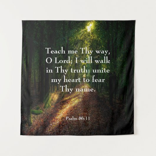 詩篇86:11 タペストリー (正面)