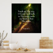 詩篇86:11 ポスター (キッチン)