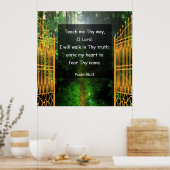 詩篇86:11 ポスター (キッチン)