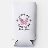 詩篇88:4高賛美名カスタム蝶 スリム缶クーラー (正面)