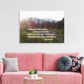 詩篇89:1わたしは主の業を歌う キャンバスプリント (インサイチュ (リビング))