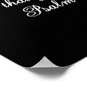 詩篇8:3,4聖なる書物、 経典 感動的 ポスター (角)