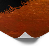 詩篇8:3-4聖書の詩 ポスター (角)