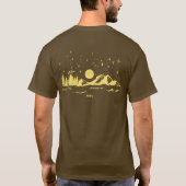 詩篇8:4 人とは何者か 星空 Tシャツ (裏面)