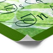 詩篇8:9あなたの威厳のある名前は ポスター (角)