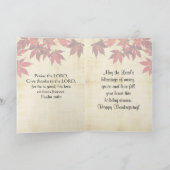 詩篇90:17主の恵みが私たちに休んだ カード (内部)