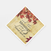 詩篇90:17主の恵みが私たちに休んだ スタンダードランチョンナプキン (角)