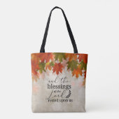 詩篇90:17主の恵みが私たちに休んだ トートバッグ (裏面)