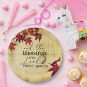 詩篇90:17主の恵みが私たちに休んだ ペーパープレート (パーティー)