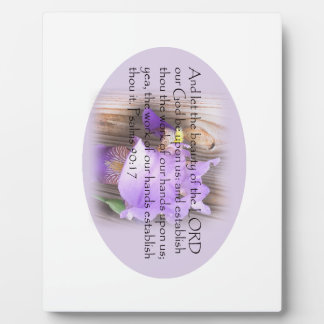 詩篇90:17 KJV聖書の聖句 フォトプラーク